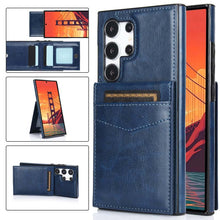 Lade das Bild in den Galerie-Viewer, Casekis Bracket Card Slot Phone Case Blue
