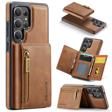 Lade das Bild in den Galerie-Viewer, Casekis RFID Magnetic Detachable Leather Wallet Phone Case Brown
