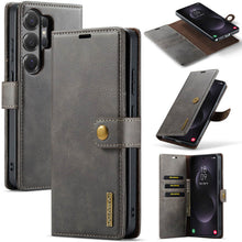 Load image into Gallery viewer, Casekis Detachable Leather Wallet Phone Case Gray
