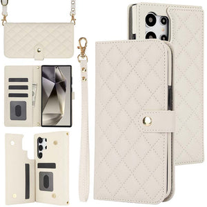 Casekis Crossbody RFID Wallet Phone Case White