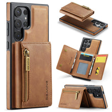 Lade das Bild in den Galerie-Viewer, Casekis RFID Magnetic Detachable Leather Wallet Phone Case Brown
