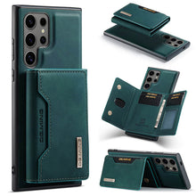 Load image into Gallery viewer, Casekis Magnetic Wallet Detachable Phone Case Green
