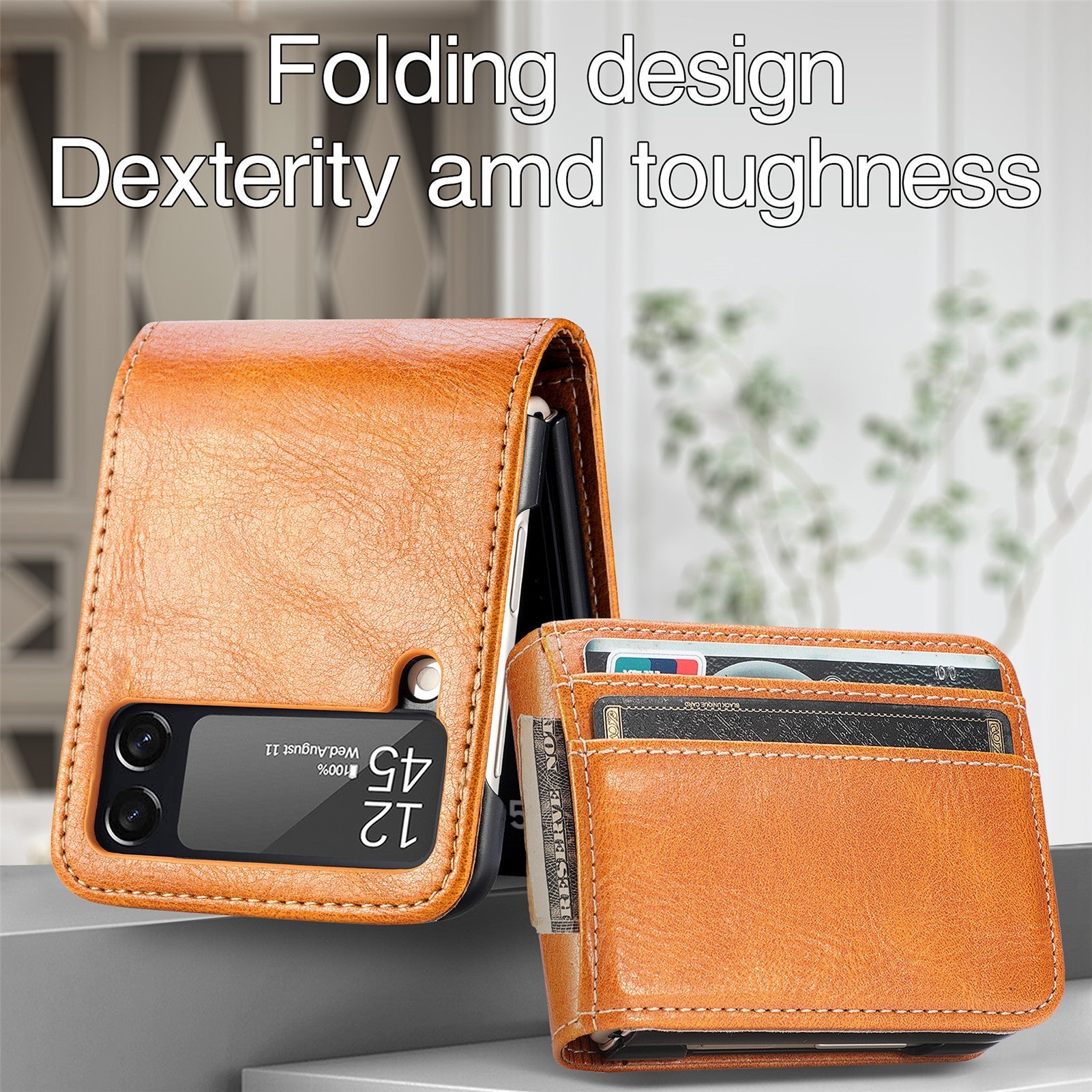 Load image into Gallery viewer, Casekis Folding Multi-card Leather Case ...