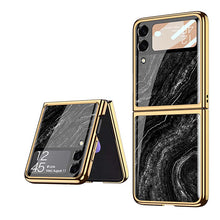 Load image into Gallery viewer, Casekis Fashion Glass Electroplated Phone Case for Galaxy Z Flip3 5G
