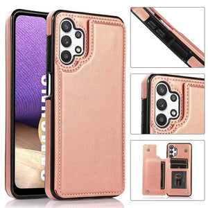 Casekis Cardholder Leather Wallet Phone Case For Galaxy A32 5G