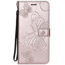 Load image into Gallery viewer, 2021 Upgraded 3D Embossed Butterfly Wallet Phone Case For LG K51 - Casekis

