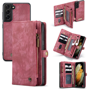 Casekis Wallet PU Leather Case for Galaxy S22 5G