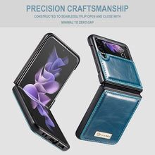 Load image into Gallery viewer, Luxury Flip Leather Phone Case For Galaxy Z Flip 3 5G
