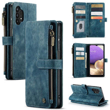 Load image into Gallery viewer, Casekis Leather Zipper Phone Case For Galaxy A32 5G
