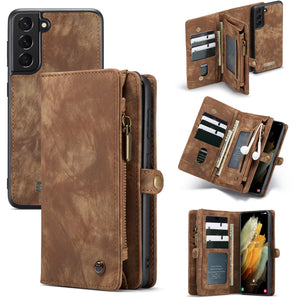 Casekis Wallet PU Leather Case for Galaxy S22 5G