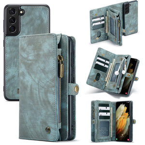 Casekis Wallet PU Leather Case for Galaxy S22 5G