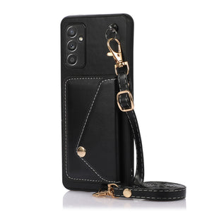 Casekis Wallet Phone Case Crossbody Leather Phone Case For Galaxy