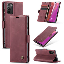 Load image into Gallery viewer, Casekis Retro Wallet Case For Galaxy Note 20
