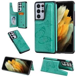 Casekis Embossed Butterfly Phone Case Green