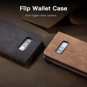 Casekis Retro Wallet Case For Galaxy S10e