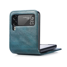 Load image into Gallery viewer, Casekis Folding Multi-card Leather Case for Galaxy Z Flip 3 5G
