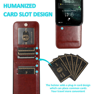 Casekis Bracket Card Slot Phone Case Brown