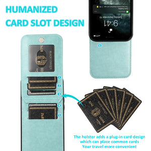 Casekis Bracket Card Slot Phone Case Green