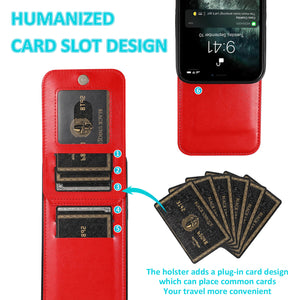 Casekis Bracket Card Slot Phone Case Red