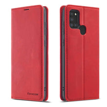 Load image into Gallery viewer, Luxury Leather Flip Wallet Case Cover For Samsung Galaxy A21s - Casekis
