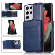 Load image into Gallery viewer, Casekis Bracket Card Slot Phone Case Blue
