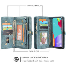 Load image into Gallery viewer, Casekis Samsung Galaxy A52 4G/5G Multifunctional Wallet PU Leather Case - Casekis
