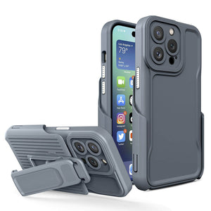 Casekis Outdoor Sports Back Clip Phone Case Lavender Gray