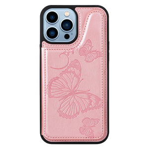 Casekis Embossed Butterfly Phone Case Rose Gold