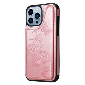 Casekis Embossed Butterfly Phone Case Rose Gold