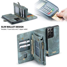 Load image into Gallery viewer, Casekis Samsung Galaxy S21 Series Multifunctional Wallet PU Leather Case - Casekis
