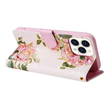 Load image into Gallery viewer, Casekis Pastoral Flowers RFID Phone Case Rose Flower
