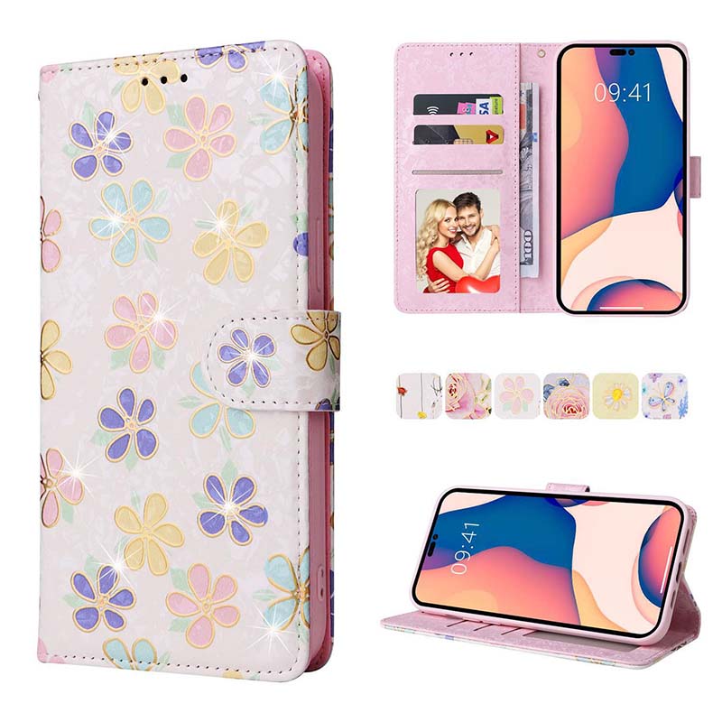 Casekis Pastoral Flowers RFID Phone Case Blossom Flower