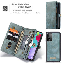 Load image into Gallery viewer, Casekis Samsung Galaxy A52 4G/5G Multifunctional Wallet PU Leather Case - Casekis
