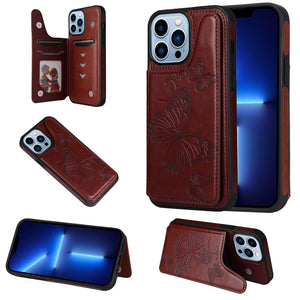 Casekis Embossed Butterfly Phone Case Brown
