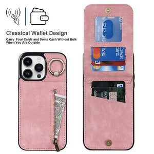 Casekis Card Holder Ring Phone Case Pink
