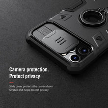 Load image into Gallery viewer, Casekis Luxury Sliding Lens Protection ring holder case for iPhone 11/11Pro/11ProMax - Casekis
