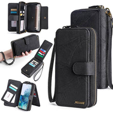Load image into Gallery viewer, Multifunctional Zipper Wallet Detachable Card Case For Samsung Galaxy S21 Plus - Casekis
