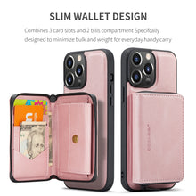 Load image into Gallery viewer, Casekis Magnetic Zipper Cardholder Phone Case Pink
