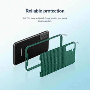CASEKIS Luxury Slide Phone Lens Protection Case for Samsung S21 Plus 5G - Casekis