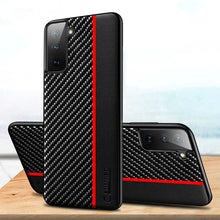 Load image into Gallery viewer, Carbon Fiber Texture Leather Shockproof Phone Case For Samsung Galaxy S21 Series - Casekis
