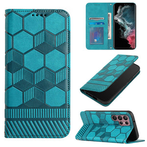 Casekis Polygonal Pattern Wallet Phone Case Light Blue