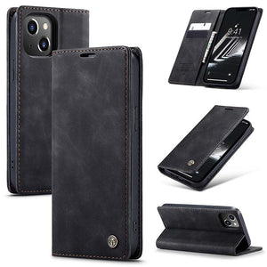 Casekis Retro Wallet Case For iPhone 14 Plus