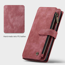 Load image into Gallery viewer, Casekis Leather Zipper Phone Case For Galaxy A12
