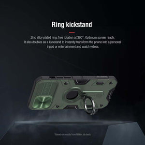 Casekis Luxury Sliding Lens Protection ring holder case for iPhone 12 Series - Casekis