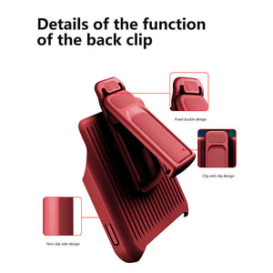 Casekis Outdoor Sports Back Clip Phone Case Red