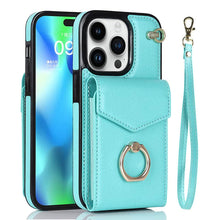 Load image into Gallery viewer, Casekis Cardholder RFID Phone Case Mint Green
