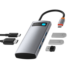 Load image into Gallery viewer, 5 in 1 USB C Hub Docking Station
