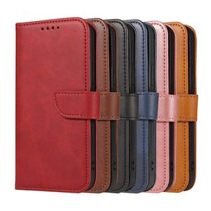 Magnetic Closure Cardholder Wallet Phone Case for iPhone