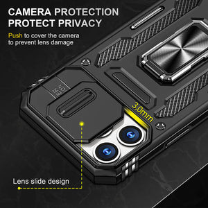 Casekis Sliding Camera Cover Anti-Fall Phone Case Black