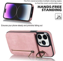 Load image into Gallery viewer, Casekis Card Holder Ring Phone Case Pink
